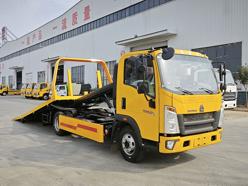重汽豪沃藍(lán)牌重載版清障車（下沉板）